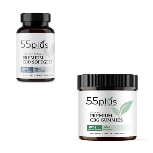 55plus CBD Everyday Product Bundle for Holistic Wellness