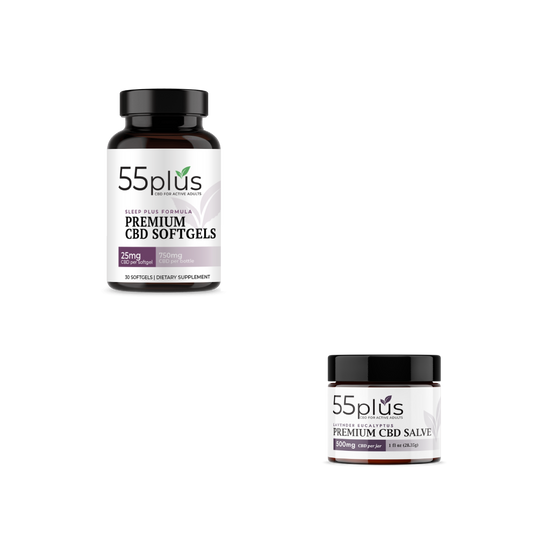 55plus CBD Sleep Bundle for Holistic Sleep